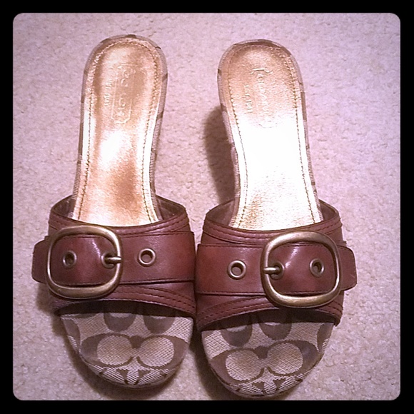 Coach wedges - Picture 1 of 6